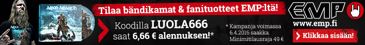 Tilaa bändikamat & fanituotteet EMP:ltä!